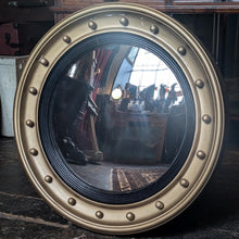 Load image into Gallery viewer, Large Antique Convex Butlers "Bullseye" Mirror – 65 cm Diameter – 25.6 in
