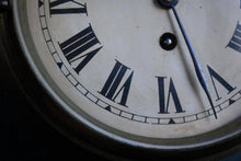Load image into Gallery viewer, Antique Brass Wind up Bulkhead Wall Clock - Roman Numeral Dial - Working - 20 Cm
