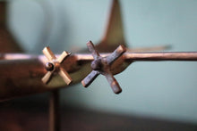 Load image into Gallery viewer, Vintage C.1950's  Brass Aircraft Model On Stand - Aviation Desk Sculpture - Hercules - 28 Cm Wingspan
