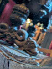 Load image into Gallery viewer, Antique Oval Metal Framed Arts and Crafts Wall Mirror - 65 X 51 Cm
