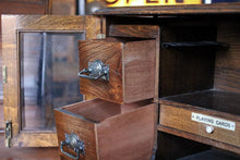 Load image into Gallery viewer, Antique Early 20th Century Oak Smokers Cabinet / Collectors Cabinet
