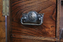 Load image into Gallery viewer, Antique Early 20th Century Oak Smokers Cabinet / Collectors Cabinet
