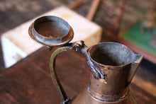 Load image into Gallery viewer, Antique Ottoman Copper Ewer Jug – Hand-Hammered Turkish Water Jug – 38 cm Tall
