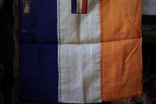 Load image into Gallery viewer, Vintage Naval Signal Flag – Tricolour Maritime Flag With Allied Emblem – 46 x 94 cm / 18.1” x 37”
