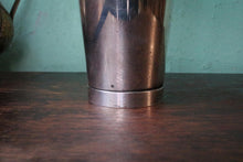 Load image into Gallery viewer, Vintage Art Deco Silver-Plated Cocktail Shaker - Three Piece Barware - 8.3" Tall
