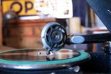 Load image into Gallery viewer, Antique Columbia Graphophone No.201 Portable Gramophone – Cased Wind-Up Record Player – 39 x 28 x 17 cm
