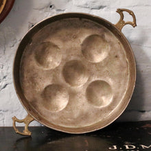 Load image into Gallery viewer, Antique French Copper Egg Poacher / Escargot Pan – 27cm / 10.6" Diameter
