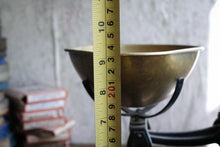 Load image into Gallery viewer, Antique Cast Iron Balance Scales – Brass Pans With Weights – Kitchen Scales
