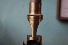 Load image into Gallery viewer, Antique Victorian Brass Field Microscope By Aitchison &amp; Co Opticians To H.M. Govt London In Mahogany Case
