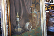 Load image into Gallery viewer, Pair Of Antique Still Life Oil Paintings In Gilt Frames - Victorian / Edwardian Decorative Interior Art
