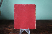 Load image into Gallery viewer, Antique Victorian Tintype Photograph In Red Leather Case - Family Portrait Photograph - Folk Art Photography
