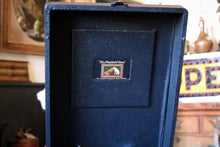 Load image into Gallery viewer, His Master’s Voice Portable Gramophone – Black Case – Working – HMV Wind-Up Record Player – 41cm

