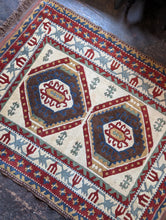 Load image into Gallery viewer, 4'6" x 6'0" - Antique Hand-Knotted Tribal Wool Rug - Caucasian Kazak Style Carpet With Thick Pile - 182 x 137 cm
