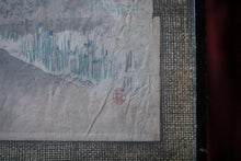 Load image into Gallery viewer, Antique Japanese Woodblock Print By Ogata Gekkō – "Irises Showing Their Beauty" – Meiji Period Ukiyo-e – 43 x 31 cm
