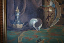 Load image into Gallery viewer, Pair Of Antique Still Life Oil Paintings In Gilt Frames - Victorian / Edwardian Decorative Interior Art
