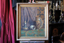 Load image into Gallery viewer, Pair Of Antique Still Life Oil Paintings In Gilt Frames - Victorian / Edwardian Decorative Interior Art
