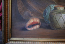 Load image into Gallery viewer, Pair Of Antique Still Life Oil Paintings In Gilt Frames - Victorian / Edwardian Decorative Interior Art
