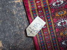 Load image into Gallery viewer, 6'1" x 4'1" - Antique Afghan Baluch (Baluchi) Hand-Knotted Wool Rug - Madder Red &amp; Indigo - 186 x 124 cm
