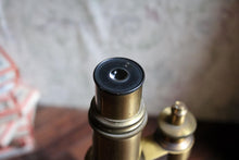 Load image into Gallery viewer, 19th Century French Brass Microscope By Nachet – Rue Serpente Paris – Antique Scientific Instrument – Early Laboratory Decor
