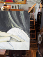 Load image into Gallery viewer, Allan Arthur Wilson (1944–2024) - Reclining Female Nude Study - Original Gouache On Card - 43 x 27cm
