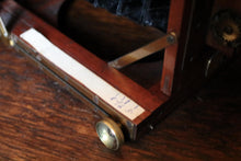Load image into Gallery viewer, Antique Mahogany Field Camera With Brass Lens – Large Format Bellows Camera
