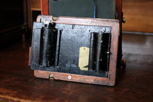Load image into Gallery viewer, Antique Mahogany Field Camera With Brass Lens – Large Format Bellows Camera
