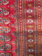 Load image into Gallery viewer, 6'1" x 4'1" - Antique Afghan Baluch (Baluchi) Hand-Knotted Wool Rug - Madder Red &amp; Indigo - 186 x 124 cm
