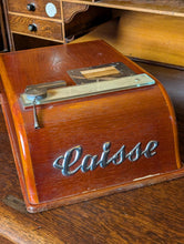 Load image into Gallery viewer, Vintage "Caise" Wooden Receipt Register – Shop Cash Register / Receipt Dispenser – Mid-Century Retail Counter Display
