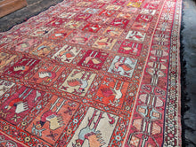 Load image into Gallery viewer, 6'6" x 3'11" - Antique Turkmen Bird Gul Hand-Knotted Wool Rug - Madder Red &amp; Ivory - 198 x 119 cm
