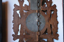 Load image into Gallery viewer, Antique Dutch Black Forest Carved Oak Barometer Thermometer - Working - Wall Hanging Weather Station
