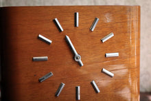 Load image into Gallery viewer, Vintage Mid Century Dansk Selskab Wind Up Mantel Clock – Danish Mechanical Desk Clock – Working – 8.9" x 7.5" x 2.8" (22.5 x 19 x 7 cm)
