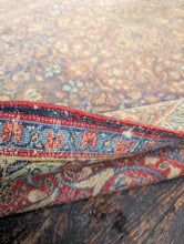 Load image into Gallery viewer, 6'3" x 4'9" - Vintage Hand-Knotted Wool Rug - Distressed Floral Medallion Design - 190 x 144 cm
