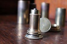 Load image into Gallery viewer, Antique Brass Field Microscope With Mahogany Case - Scientific Instrument With Accessories
