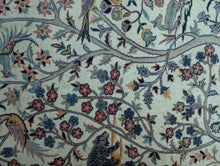 Load image into Gallery viewer, 4'1" x 6'4" - Vintage Hand-Knotted Tree Of Life Wool Rug - Bird &amp; Floral Garden Design - 124 x 194 cm
