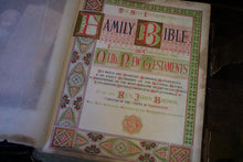 Load image into Gallery viewer, Antique Brown's Self-Interpreting Family Bible - Brass Mounted Leather Binding - Glasgow Publication - 34cm
