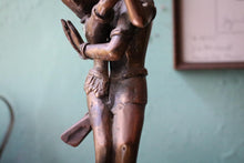 Load image into Gallery viewer, Antique Yab-Yum Shiva And Parvati Bronze Figure - Tantric Hindu Sculpture - Early 20th Century - 33cm

