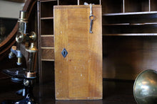 Load image into Gallery viewer, Antique Brass Monocular Microscope – Fitted Mahogany Case With Glass Slides and Accessories
