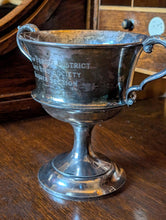 Load image into Gallery viewer, Antique Silver Plated Presentation Trophy Cup - City of Perth &amp; District Cage Bird Society - 1930s - 21cm
