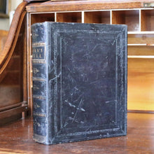Load image into Gallery viewer, Antique Victorian Family Bible by Rev. John Brown – Leather Bound – Illustrated – Gilt Edges – c.1880
