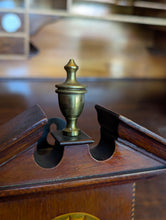 Load image into Gallery viewer, Antique Edwardian Inlaid Mahogany Aneroid Barometer – Thermometer – 99 cm
