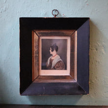Load image into Gallery viewer, Antique 19th Century Portrait Painting of a Lady – Ebonised and Gilt Frame
