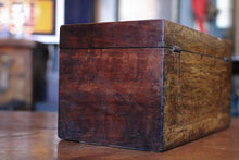 Load image into Gallery viewer, Antique Regency Rosewood Tea Caddy - Boxwood Stringing - 3 Section Tea Box - c.1820
