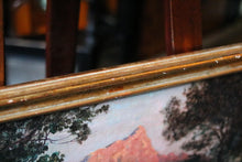 Load image into Gallery viewer, Original E H Compton Mountain Landscape Oil Painting – Bergspitzen - Framed Antique Alpine Scene – 52 x 41.5cm

