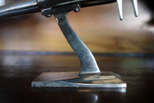 Load image into Gallery viewer, Vintage Art Deco Aluminium Twin-Engine Aeroplane Desk Model
