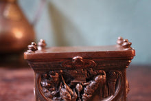 Load image into Gallery viewer, Antique French La Fontaine Fables Jewellery Casket – Copper Box – Napoleon III
