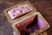 Load image into Gallery viewer, Antique French La Fontaine Fables Jewellery Casket – Copper Box – Napoleon III
