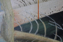 Load image into Gallery viewer, Vintage Surrealist Abstract Oil Painting – In The Style Of John Tunnard – Framed Mid-Century Art
