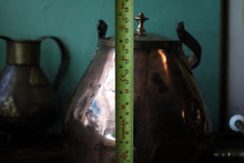 Load image into Gallery viewer, Antique Copper Water Kettle / Urn – Brass Tap and Wooden Handle – Kitchen Decor
