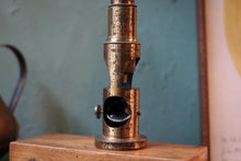 Load image into Gallery viewer, Antique Victorian Brass Drum Microscope – J &amp; W E Archbutt Westminster – Fitted Wooden Case – Working
