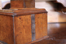 Load image into Gallery viewer, Antique Oak Smoker’s Cabinet – Concealed Locking Drawers – Tin-Lined Tobacco Box – Edwardian c.1900
